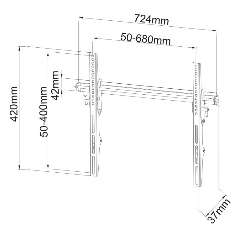 Кронштейн SBOX TV MOUNT PLB-133L