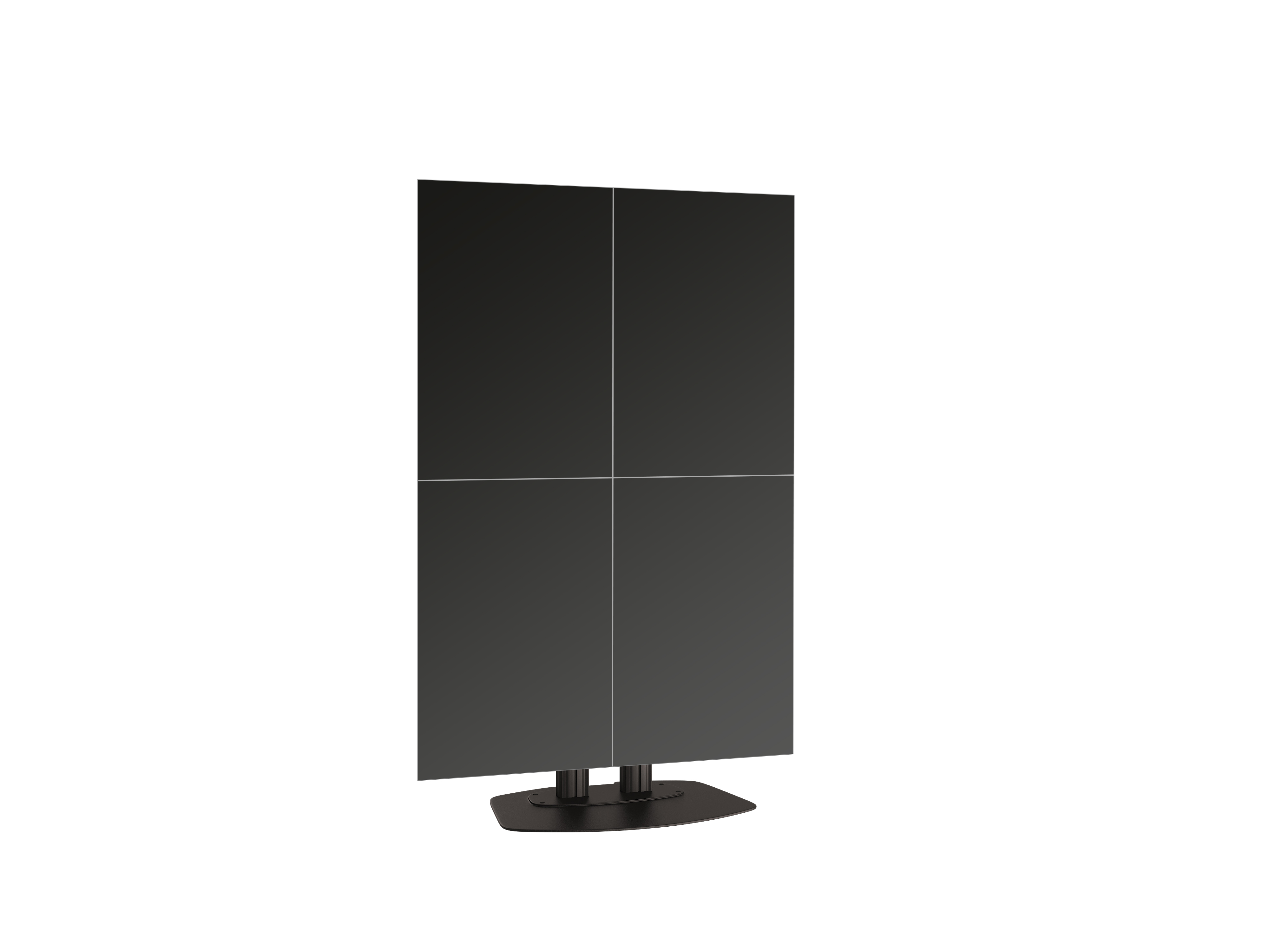 Напольный стационарный стенд для видеостены F2284P Black