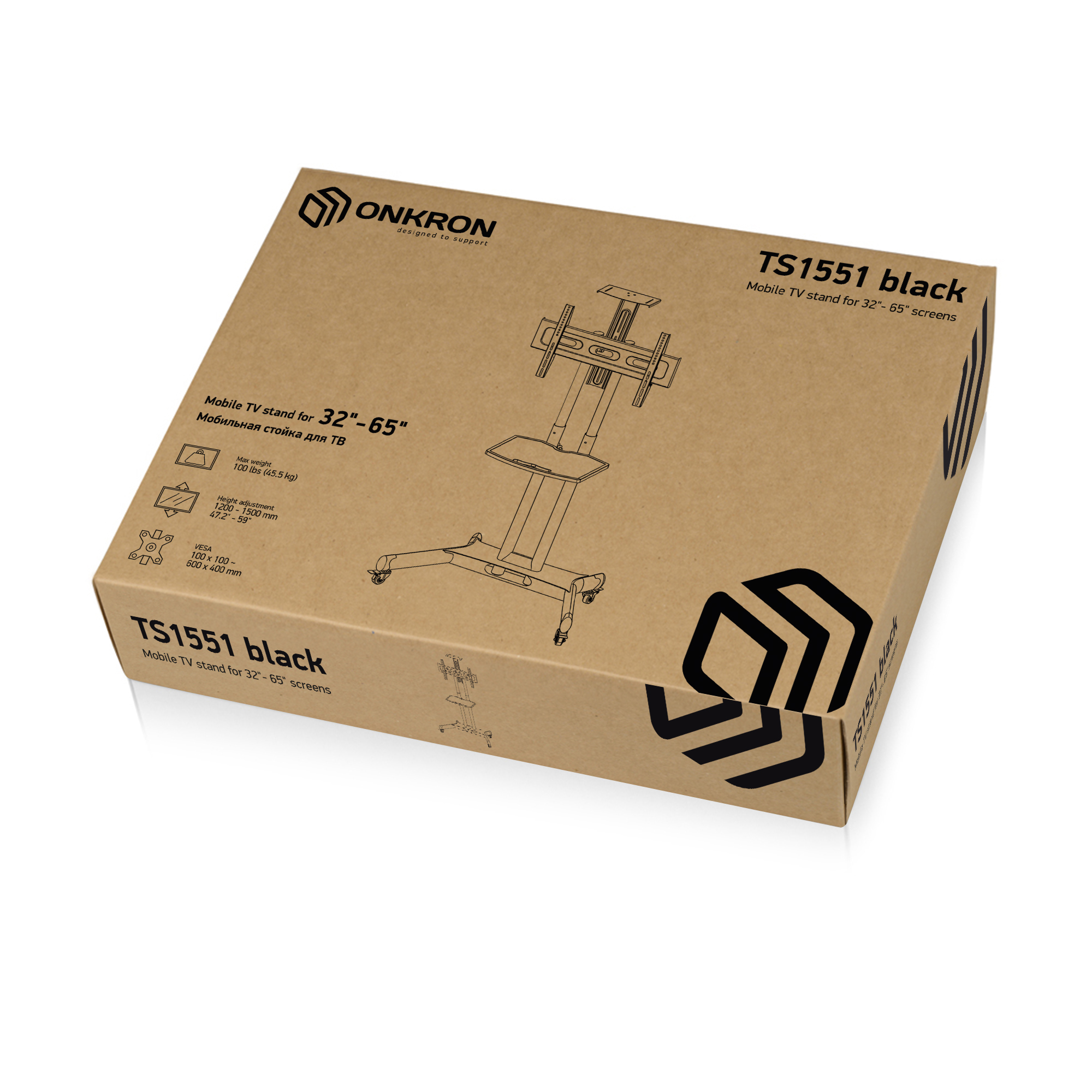 МОБИЛЬНАЯ СТОЙКА ONKRON TS1551