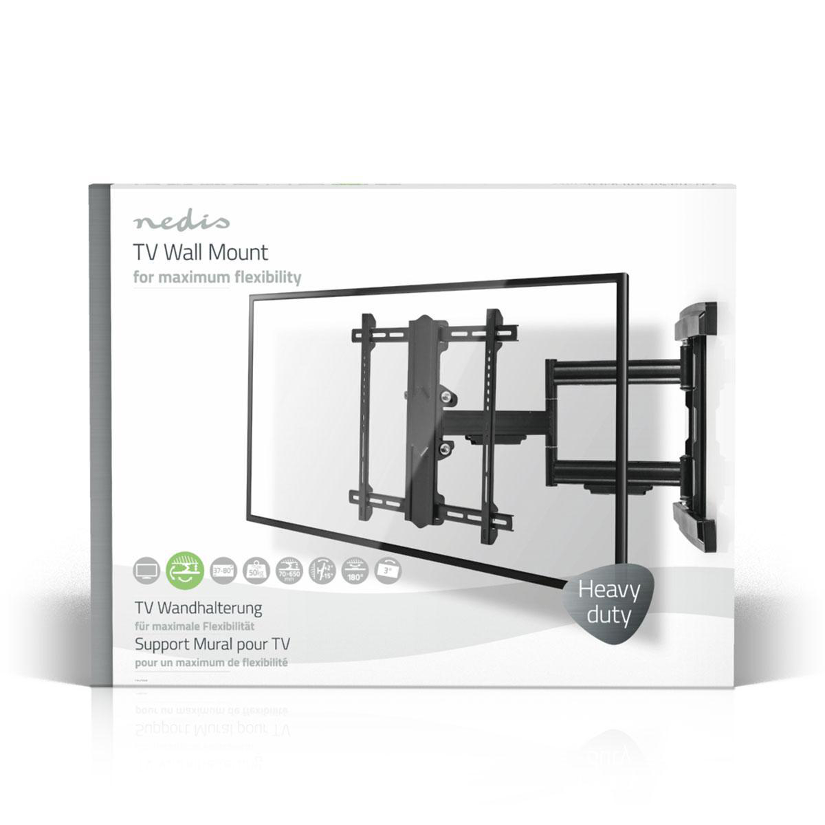 Поворотный кронштейн Nedis TVWM 6550 BK