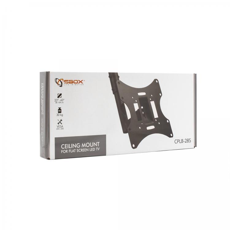 Кронштейн для ТВ потолочный SBOX CPLB-28S