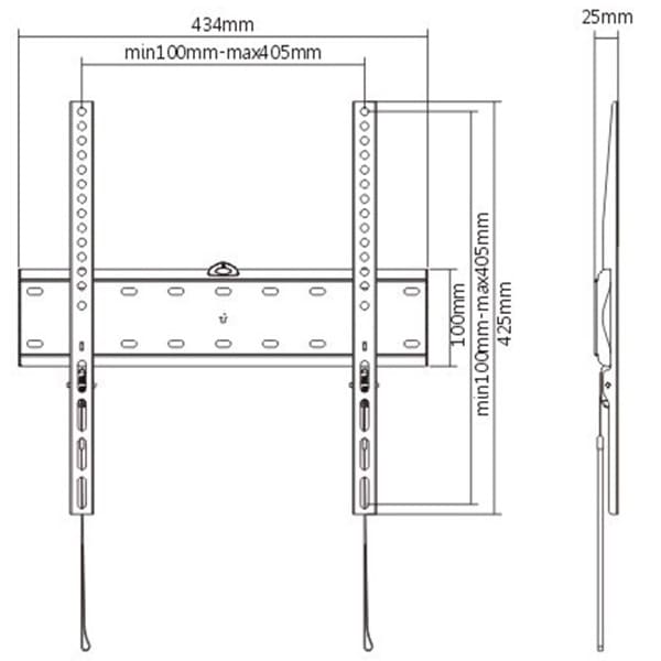 Кронштейн Gembird WM-55F-02