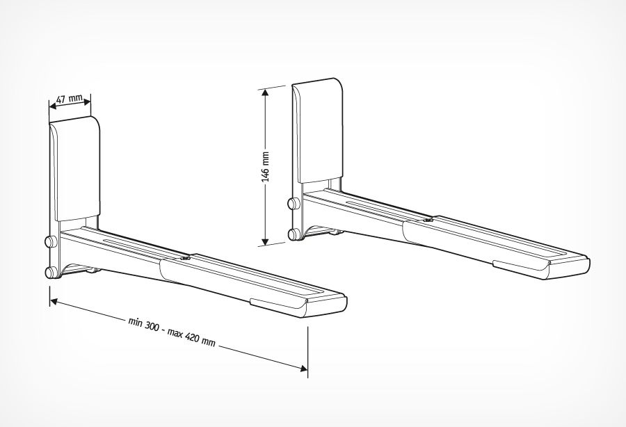 Кронштейн Holder MWS-2003 (чёрный)