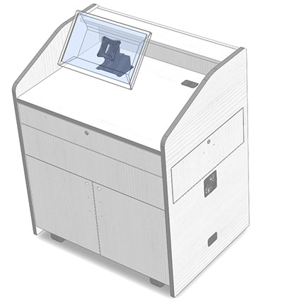 Крепление для монитора ErgoFount RCS1022-AL