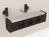 Электроустановочный модуль ASA VersaTEK (3 розетки 220V )