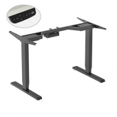 Регулируемый  двухмоторный стол Ergo Desk Pro Black