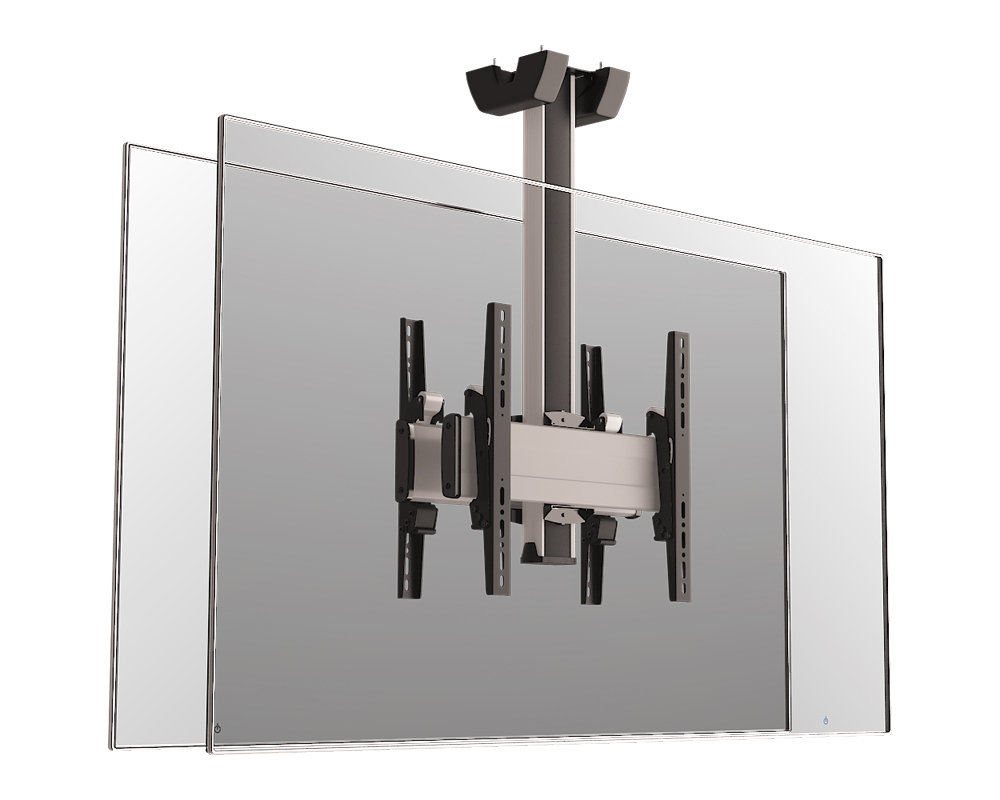 Потолочное двухстороннее крепление для дисплеев Vogel's C0844 Dual Silver