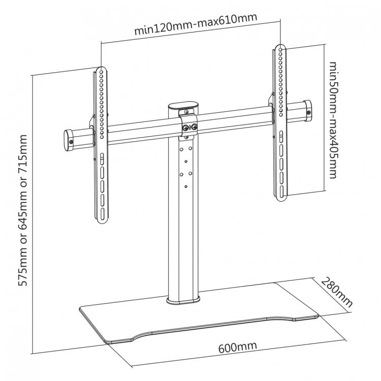 Кронштейн настольный SBOX TV MOUNT FS-305