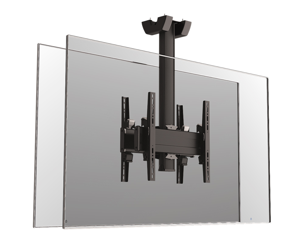Потолочное двухстороннее крепление для дисплеев Vogel's C0844 Dual Black