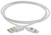 Кабель USB 2.0 для синхронизации и зарядки устройств Apple с разъемом Lightning C-UA/LTN/WH-6