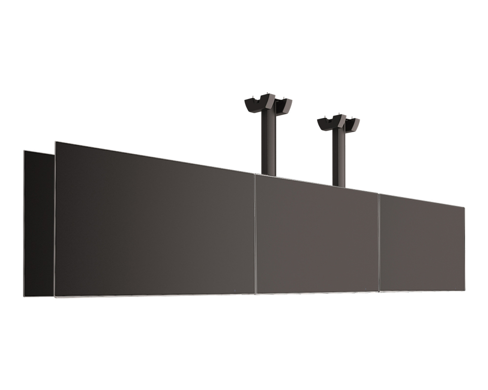Потолочное двухстороннее крепление для видеостены Vogel's C1380 Dual Black