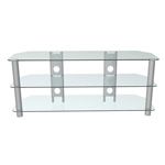 Стеклянная тумба Brateck TP1001L-silver