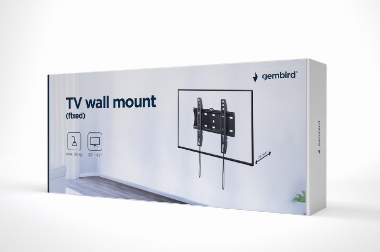 Кронштейн для телевизора фиксированный Gembird WM-42F-01