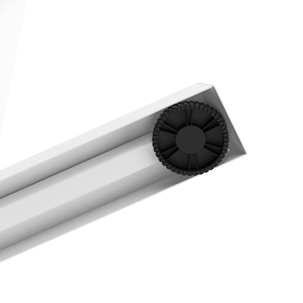 Стол регулируемый Electric Desk Light  белый столешница 1200x650 25 мм бетон чикаго