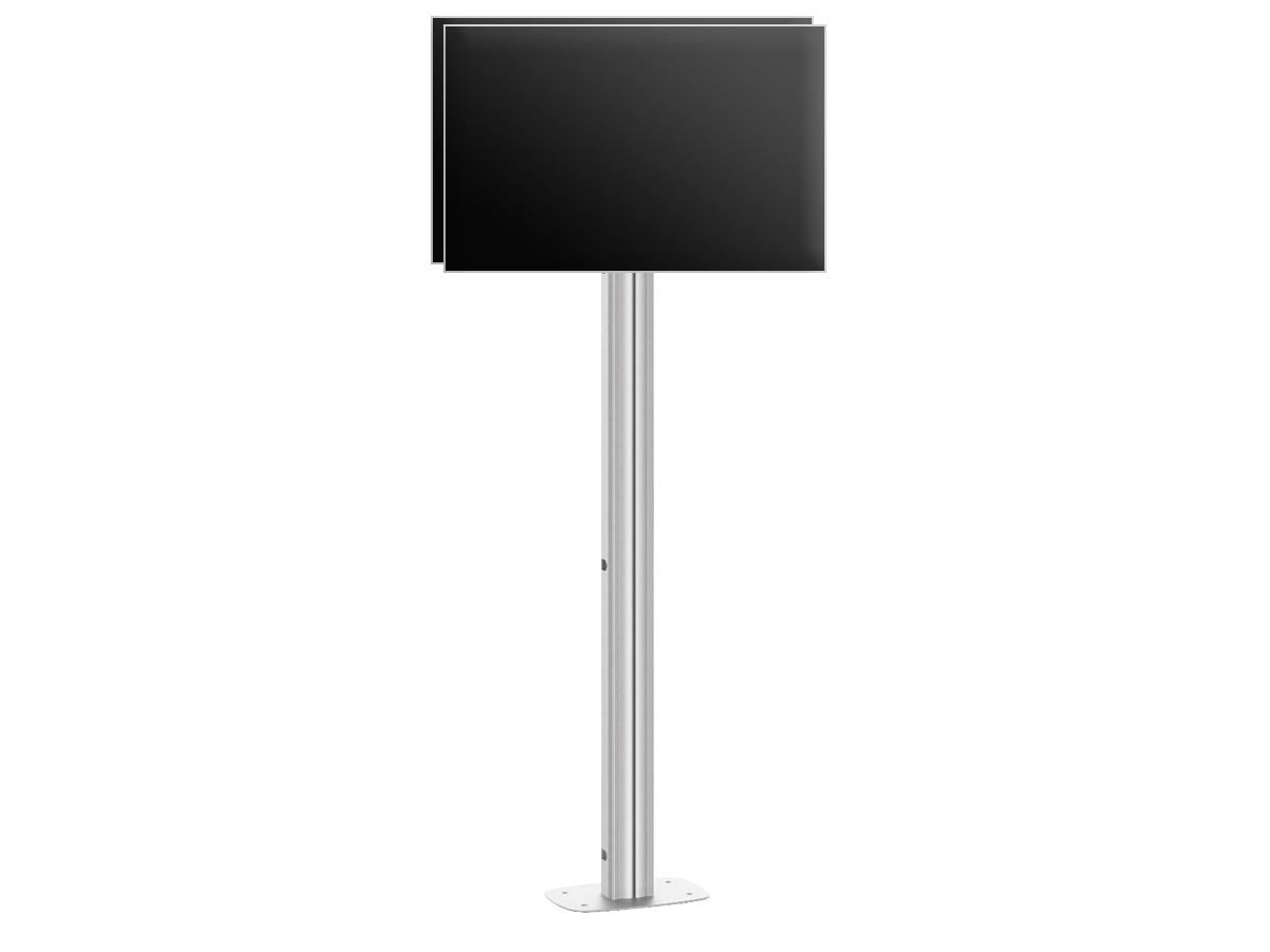 Напольный двухсторонний стационарный стенд FM1844 Dual Silver