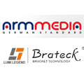 Таблица соответствия кронштейнов ARM MEDIA и BRATECK