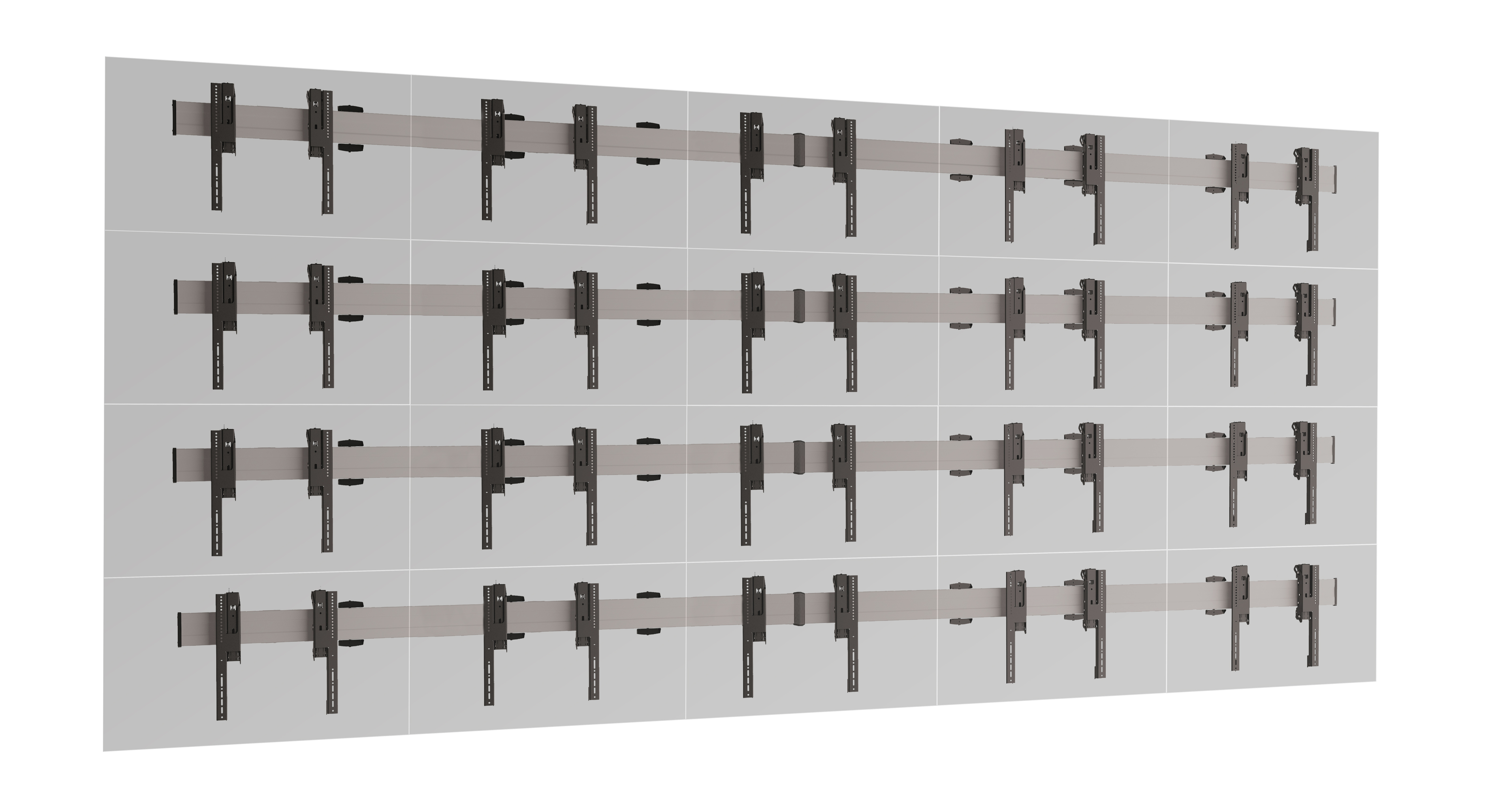 Крепления для видеостены Vogels W4584 Silver