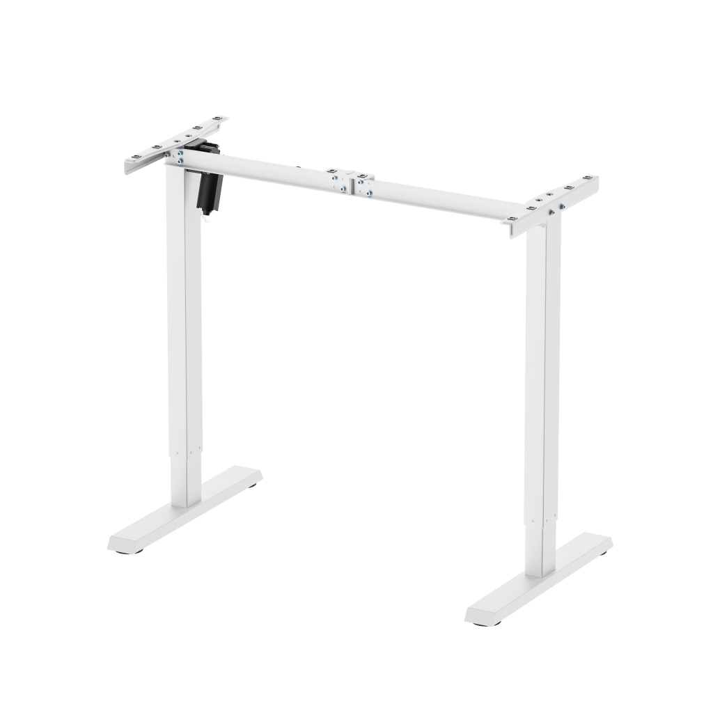 Стол регулируемый Electric Desk Light  белый столешница 1200x650 25 мм бетон чикаго