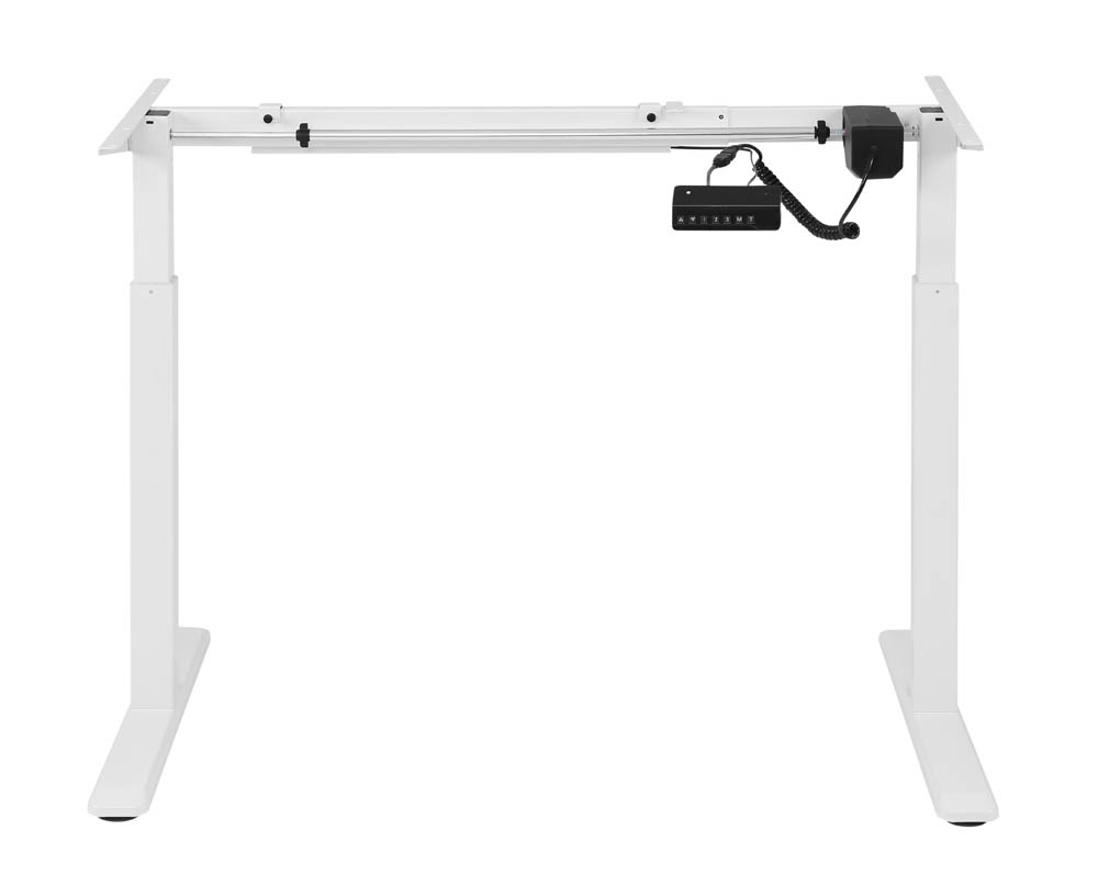 Стол для работы сидя стоя Ergosmart Electric Desk S03-22D каркас  белый, столешница белый  18 мм