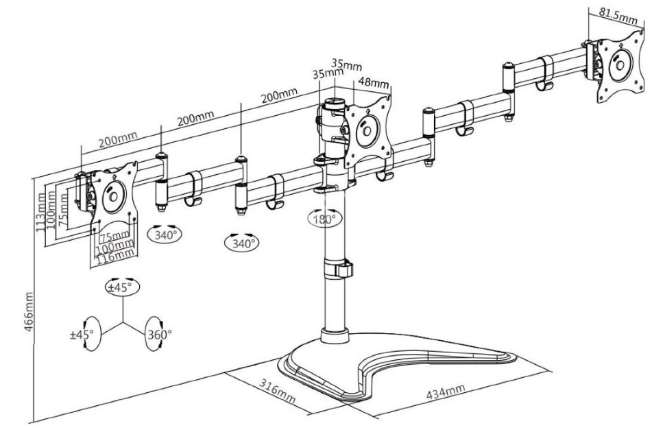 Кронштейн ITech MBS-13M