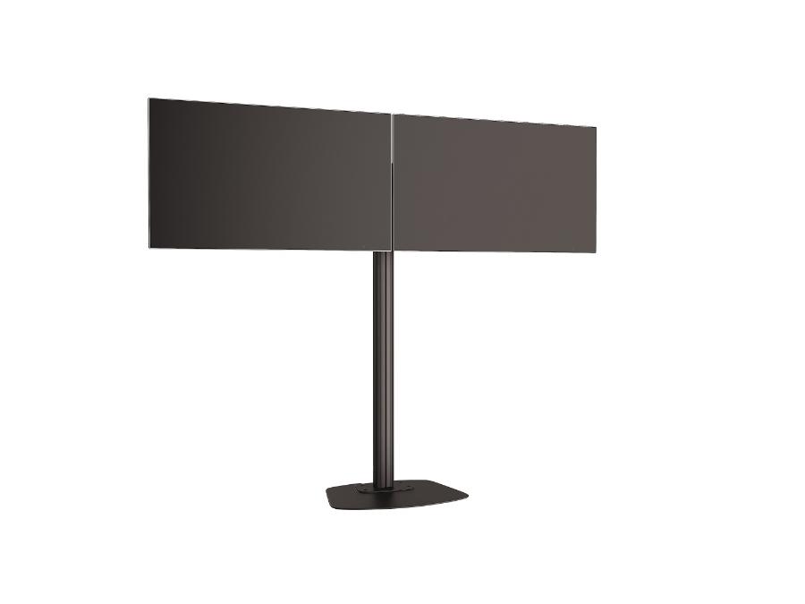Напольный стационарный стенд для видеостены 1х2 F1264 Black