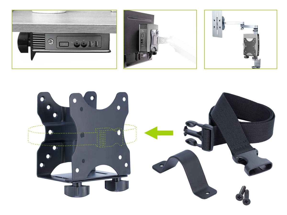 Универсальное крепление для мини ПК ErgoFount BPCH-01