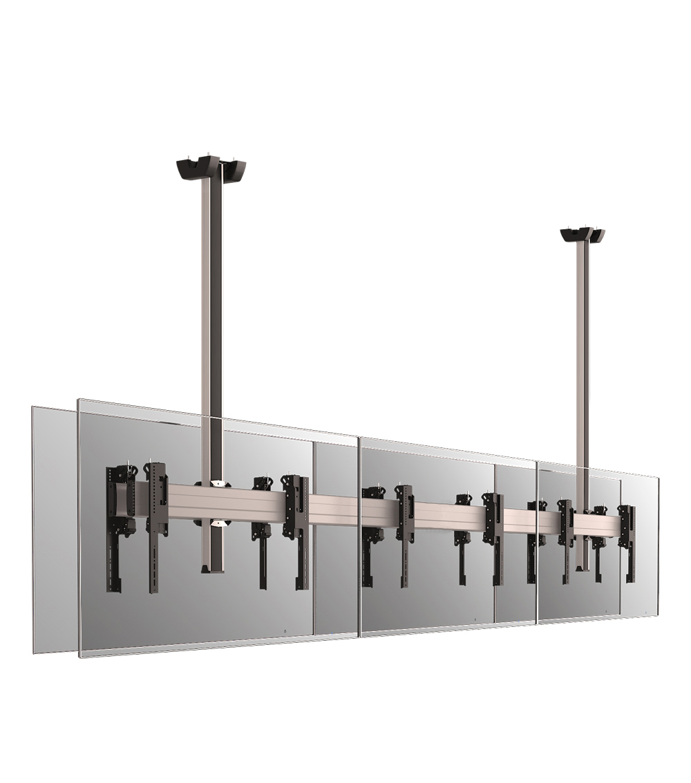Потолочное двухстороннее крепление для видеостены Vogel's C1315 Dual Silver