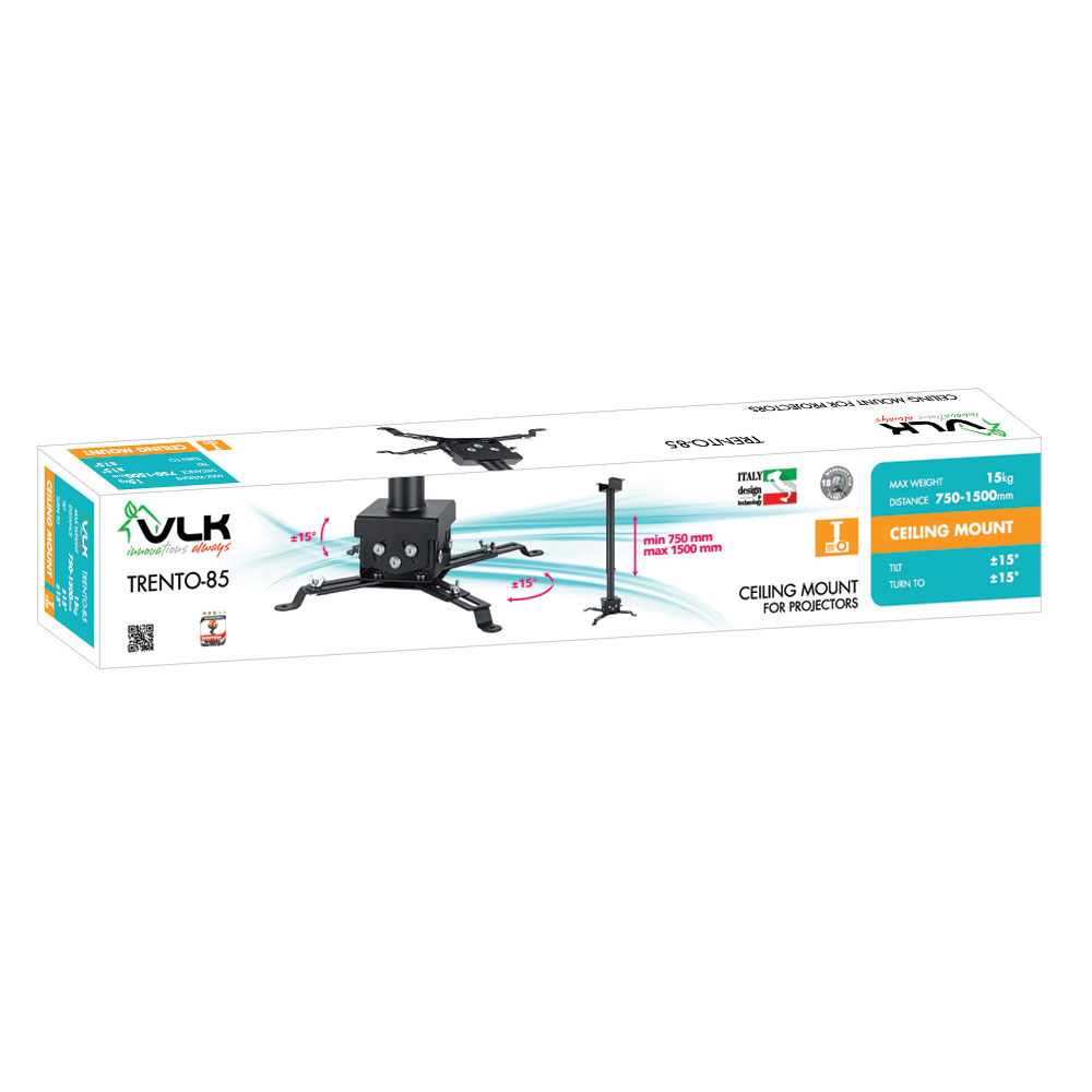 Кронштейн для проектора VLK Trento-85 черный