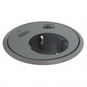 Встраиваемая розетка Kondator Powerdot 935-PD12 черная