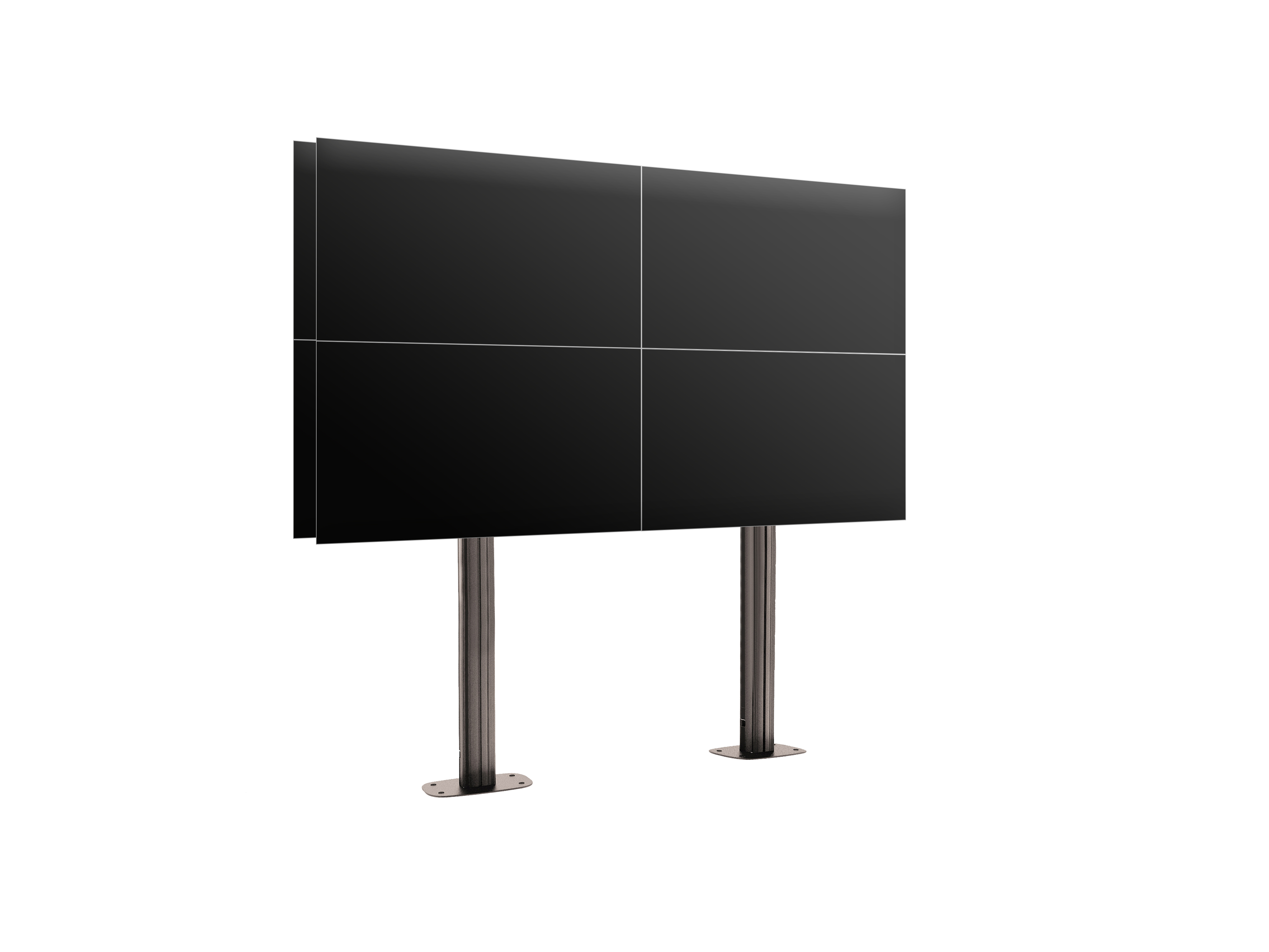 Напольный двухсторонний фиксированный стенд FF2264 Dual Black