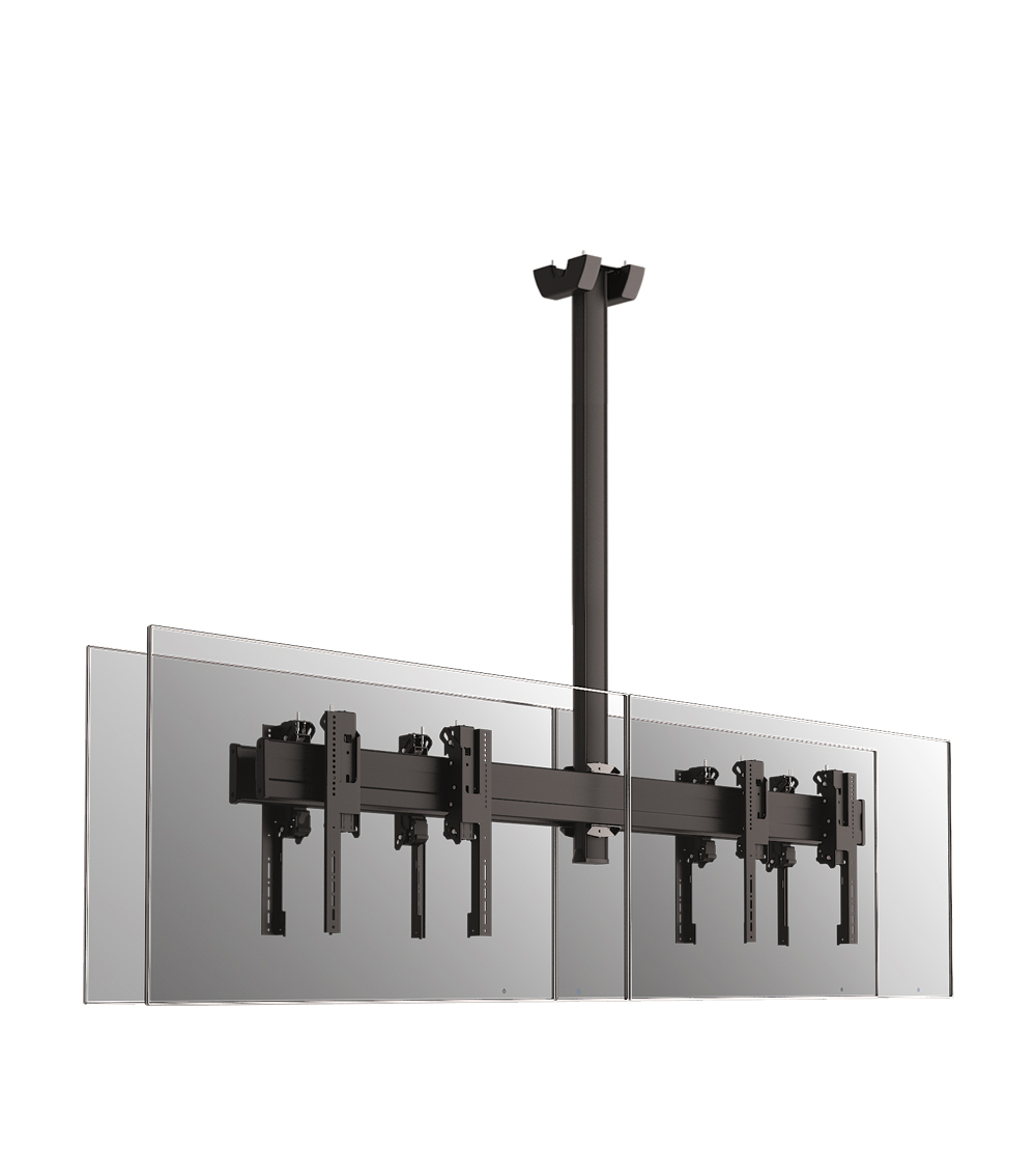 Потолочное двухстороннее крепление для видеостены Vogel's C1215 Dual Black