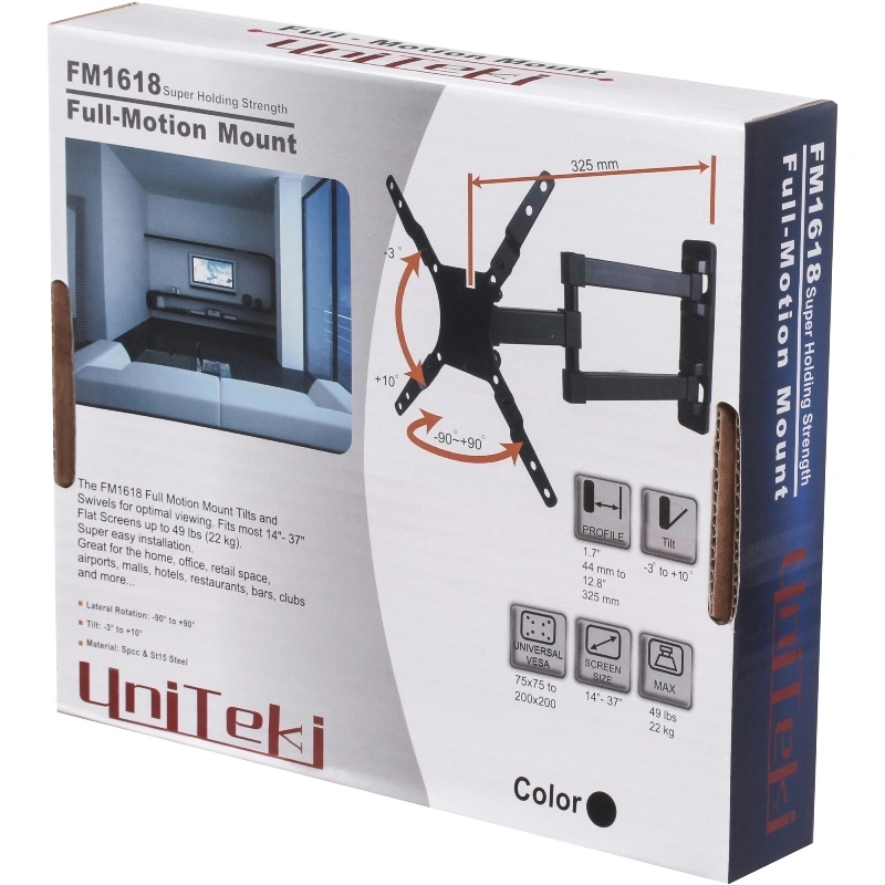 Кронштейн UniTeki FM1618 черный