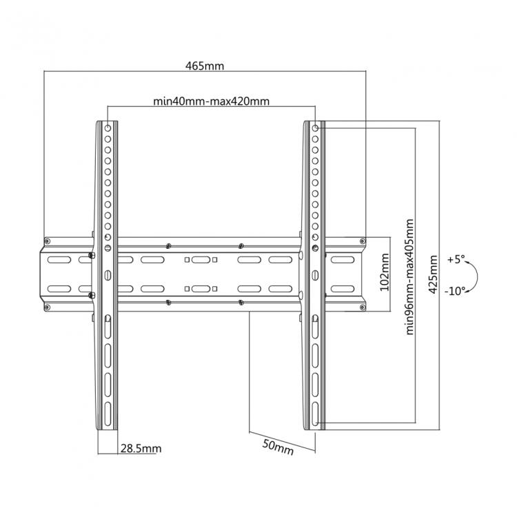Кронштейн SBOX TV MOUNT PLB-2544T