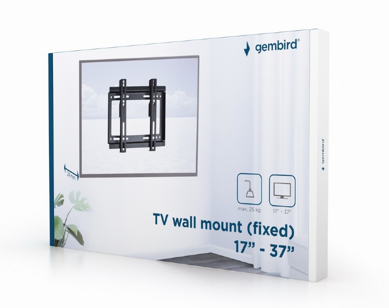 Кронштейн для телевизора фиксированный Gembird WM-37F-01