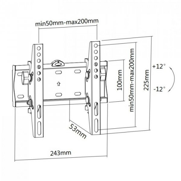Кронштейн Gembird WM-42T-02