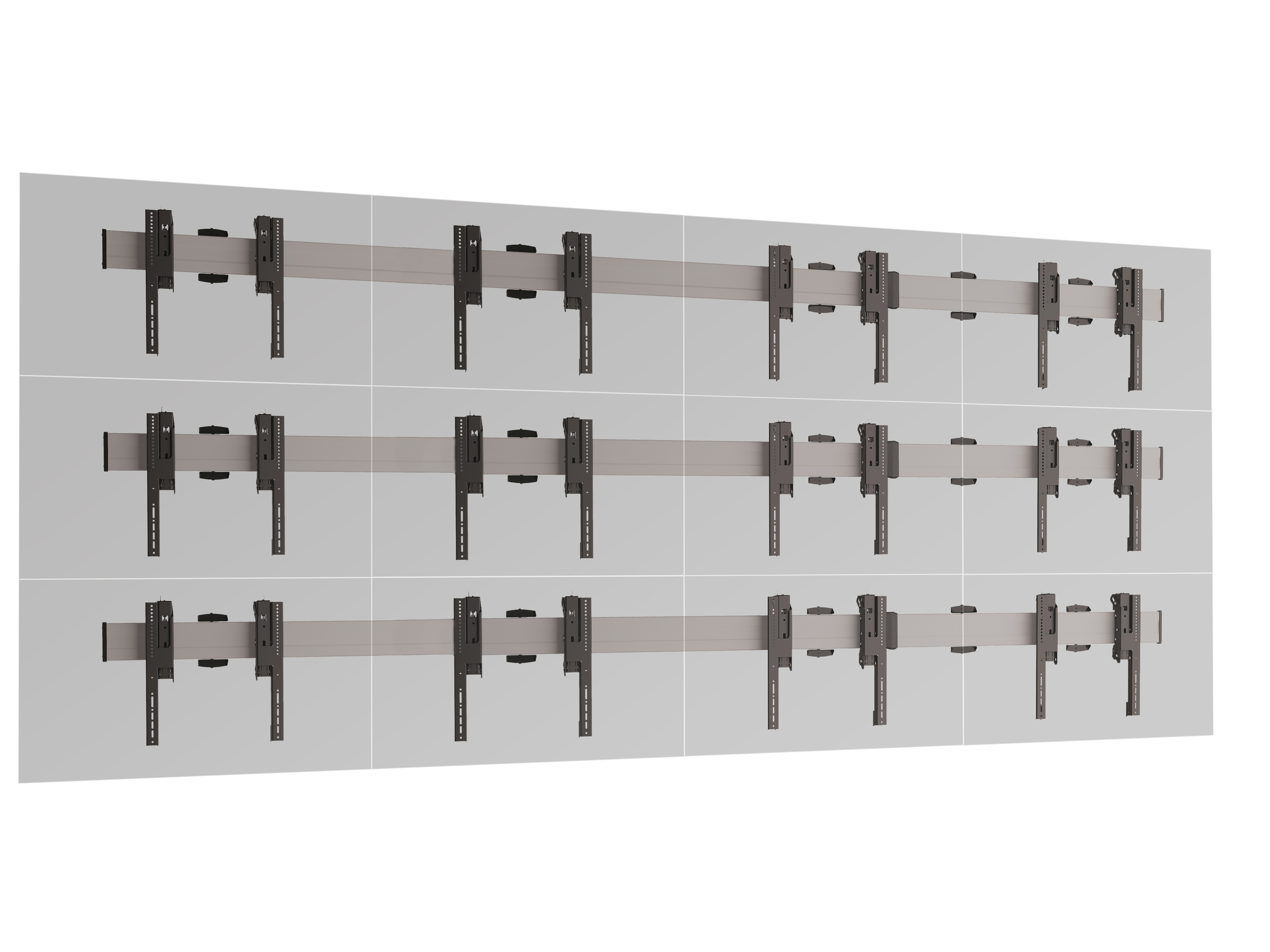 Крепления для видеостены Vogels W3464 Silver