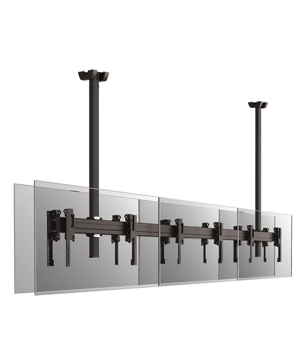Потолочное двухстороннее крепление для видеостены Vogel's C1315 Dual Black