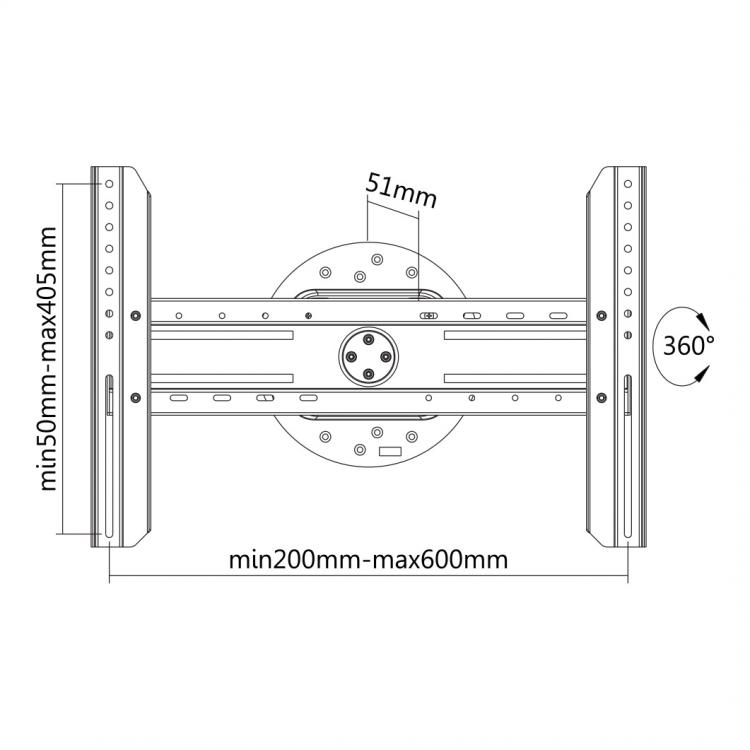 Кронштейн SBOX TV MOUNT PLB-1246F