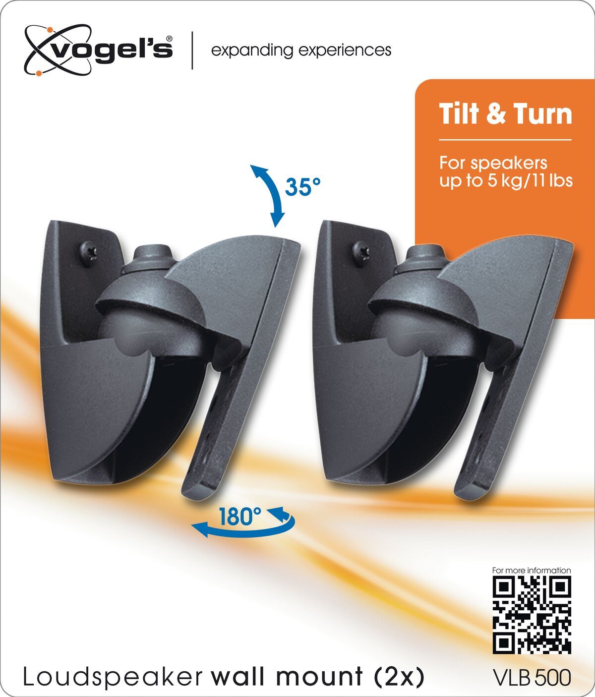 Кронштейн для акустических колонок Vogel's VLB 500 черный