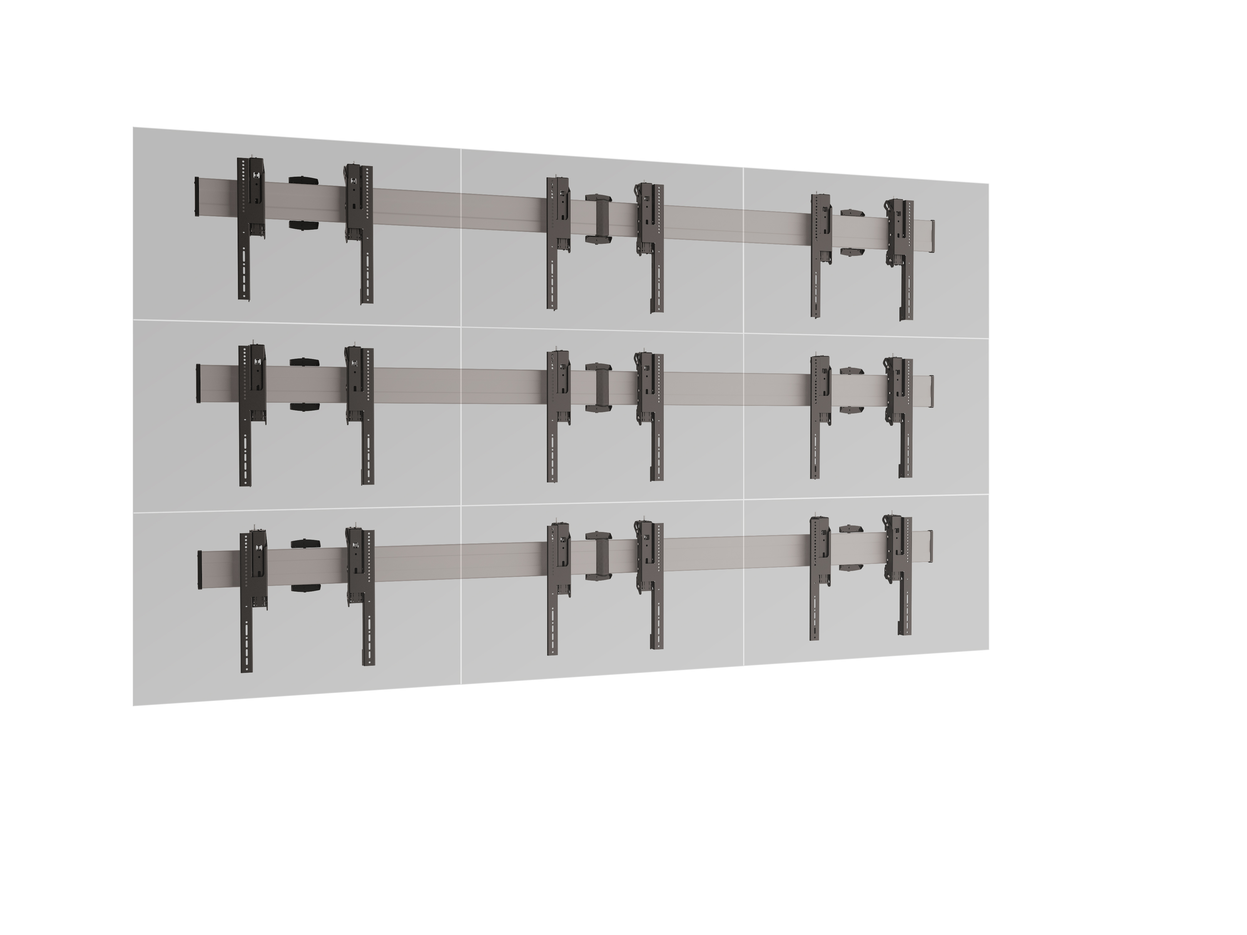 Крепления для видеостены Vogels W3384 Silver