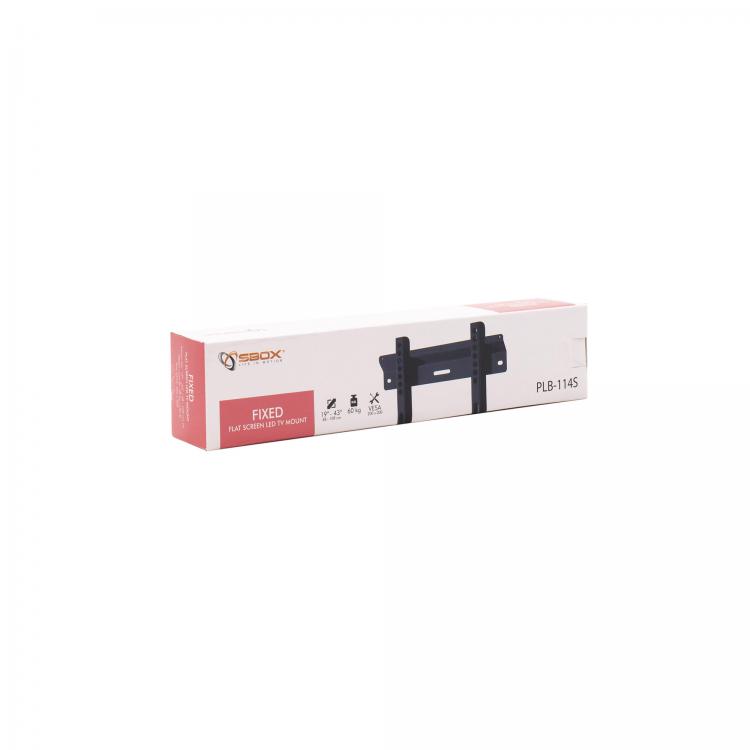 Фиксированный настенный кронштейн для телевизора SBOX PLB-114S