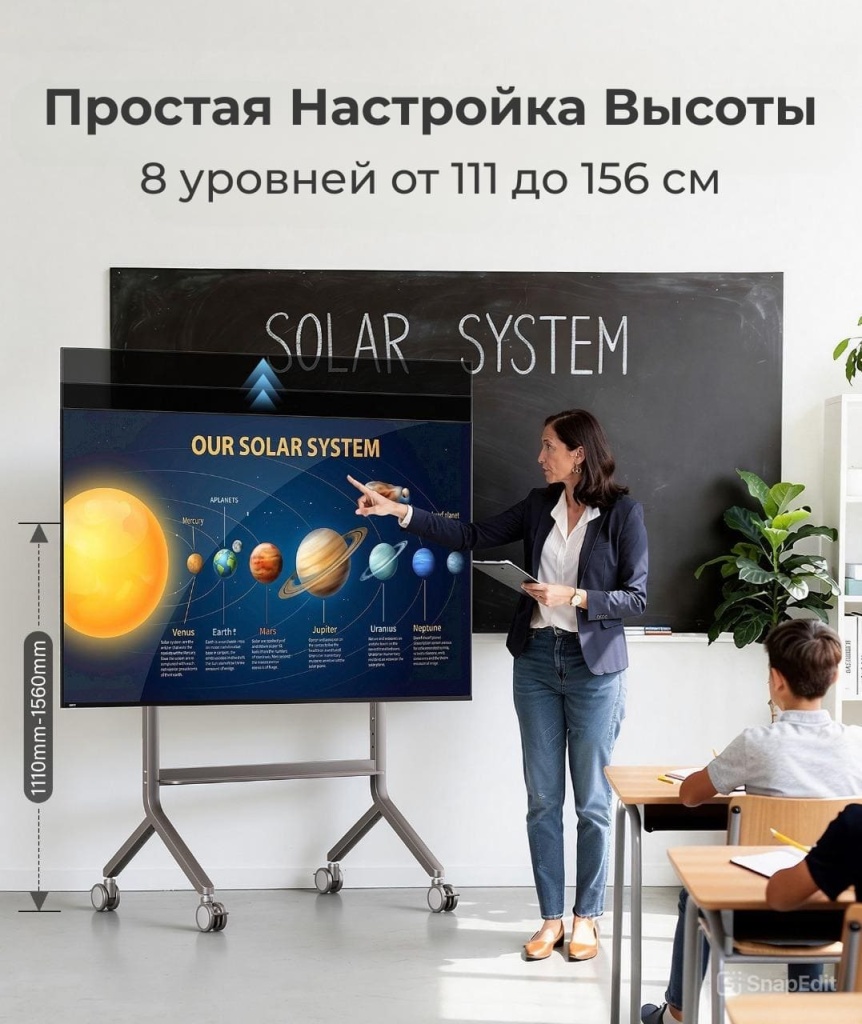 Мобильный ТВ стенд NB P100