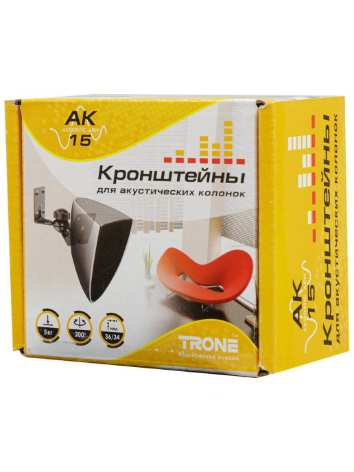 Кронштейн для акустических колонок Trone AK 15 серый