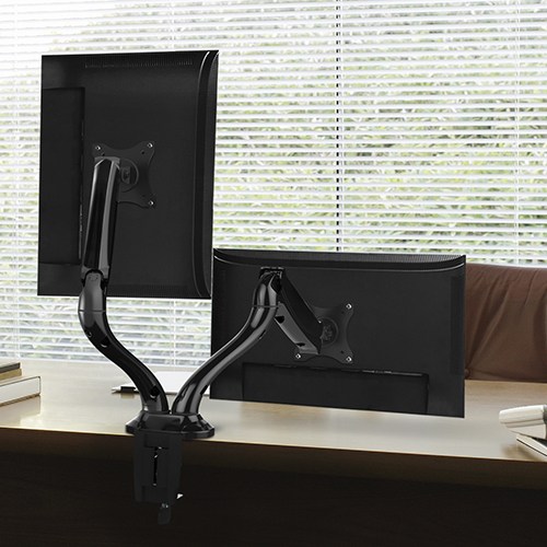 Кронштейн настольный для 2-х мониторов SBOX TV MOUNT LCD-S024
