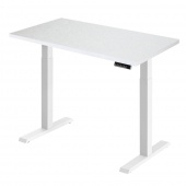  Стол регулируемый Ergosmart Electric Desk Compact каркас белый, столешница белый 18 мм