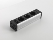 Электроустановочный модуль ASA VersaTEK (3 розетки 220V + 2 RJ45)