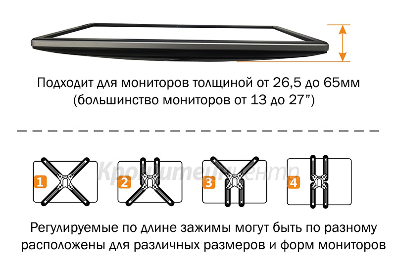 Адаптер для монитора Four-Arm Адаптер для монитора Four-Arm