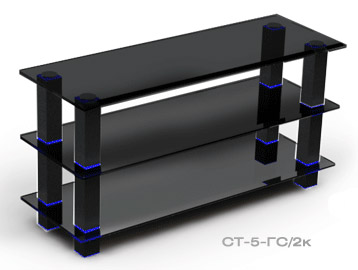 Стеклянная тумба под телевизор 42