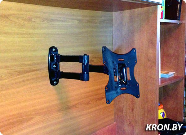 Установка кронштейна Brateck LDA02-223
