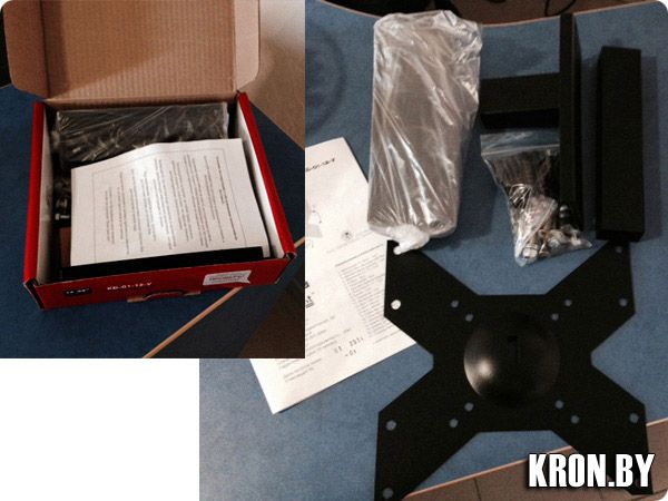 Установка кронштейна Electriclight КБ-01-12-У